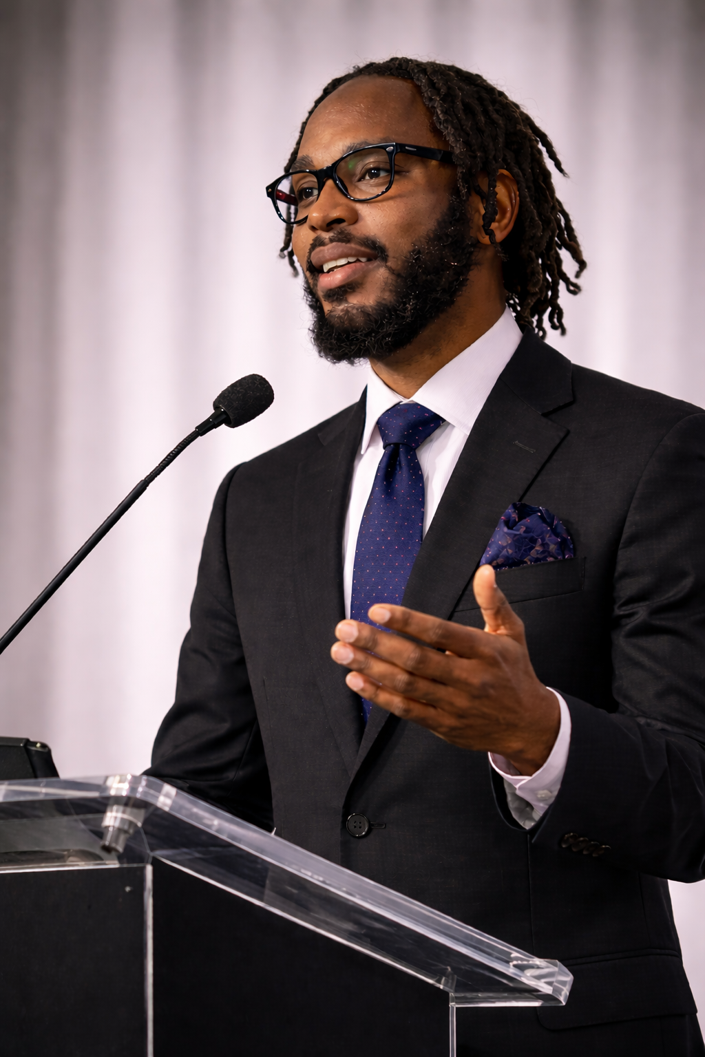 Myrtho Gardiner speaking